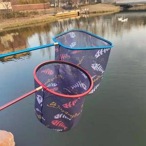 바다 찌 야외 낚시 그물 둥근 사각형 접이식 알루미늄 합금