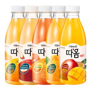 빙그레 따옴 730ml 1개 택1 오렌지/사과/자몽/천혜향 청귤 한라봉/애플망고