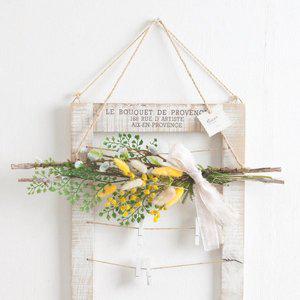 [플라워트리]라그라스 조화 가랜드 빈티지 42cm 2컬러 인테리어 꽃 벽장식 벽걸이 현관 문 꾸미기 소품