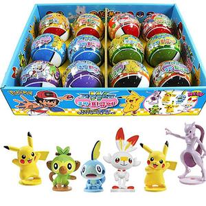 애기선물 포켓몬스터W 낚시놀이 큐방 중장비 자동차 피규어-12EA 주방놀이소품