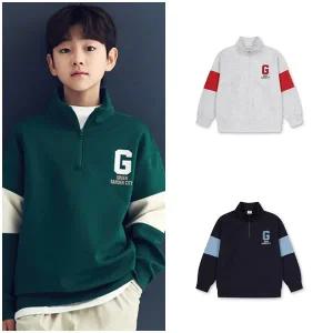 [대구백화점] [탑텐키즈]더블니트 하프넥 스웨트셔츠(MKF1TR1203)