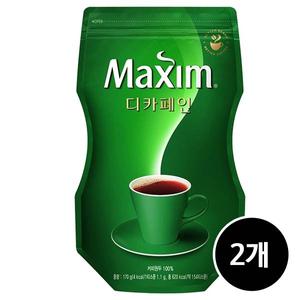 맥심 디카페인리필 170g x 2개