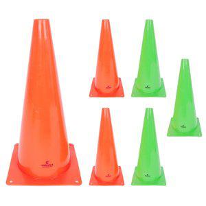 [기타]아이워너 스포츠콘 38cm 6개입 축구 용품 훈련 칼라콘 꼬칼콘 축구콘