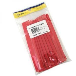 [BZJL7PEQ_4C]coms 튜브 15mm 총 10개 길이 15Cm 빨강색
