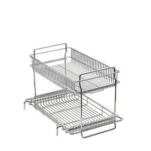 IGT 2단 메쉬 스텐 유닛 바구니 트레이 행어 호환 1유닛