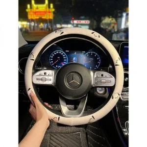 포차코핸들커버 차량용 캐릭터 장식 여성차량 자동차 인테리어 사계절 악세사리 꾸미기 핸들 커버 미끄럼방