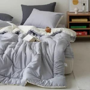 (Q 단품) 리빙밸류 먼지없는 사계절 토미 차렵 이불/체온유지/가정/침실/솜이불/보온/컬러/가정용/교체