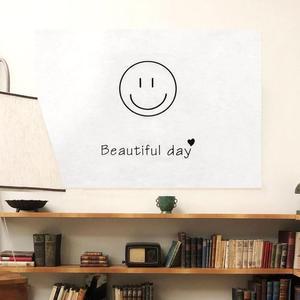 [BZJKU17I_4B]스마일 포스터 S 패브릭