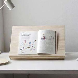 [HYIJQ5RM_4B]독서대 13단 높낮이 휴대용 책받침대 와이드