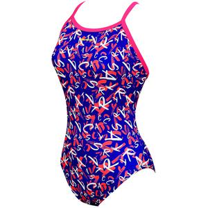 티에스나인 여자 실내 수영복 원피스 강습용 스윔웨어 타이포 블루