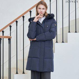 [조이너스] 네이비 퍼 트리밍 다운 코트 J244B801A_25