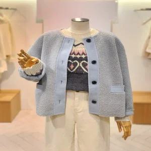 [레코브] 라운드버튼무스탕 LC61DYMT502X