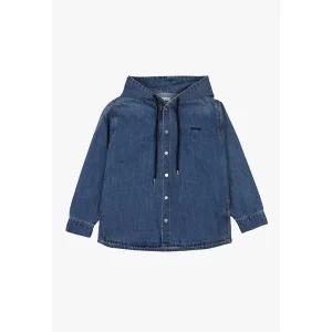 [잠뱅이](김해점)유니)난스판 포인트 자수 바이오스톤 솔트 브러쉬워싱 오버핏 후드데님자켓 DJ-MB AP1D...