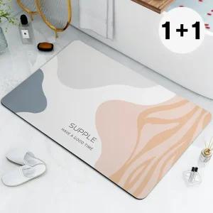 [2개세트] 모던 규조토 발매트 화장실매트 주방 러그(2color)