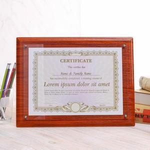 [IXHINBF8_4B]허가증 상장 액자 A4 현판 수료증액자