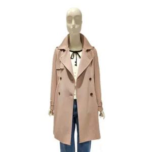 [롯데백화점]SOUP 더블 베이직 미디 트렌치코트 SB3BB90