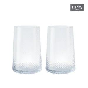 [덴비](의정부점)프리미엄 글라스 리지드 라지 텀블러 2P