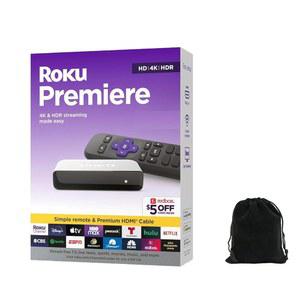 4K 스트리밍 포함 미디어 WI 케이블과 HDMI /HDR 지원하는 ROKU 고속 리모컨으로 간단한 프리미어 플레이어 화이트 FI를