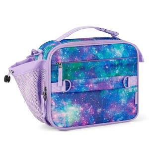 초코 모카 갤럭시 키즈 도시락 여아용 학교 어깨끈 유치원 어린이 보라색