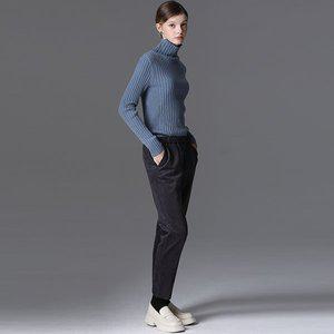 [리스트]따뜻한 슬림핏 허리밴딩 스웨이드소재 팬츠  택가격 138000원 _P350087500