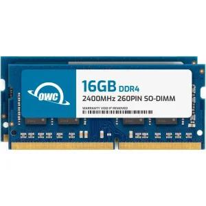 OWC 32GB(2x16GB) DDR4 2400MHZ PC4-19200 CL17 2RX8 SO-DIMM 1.2V 260핀 노트북 메모리 RAM 업그레이드 모
