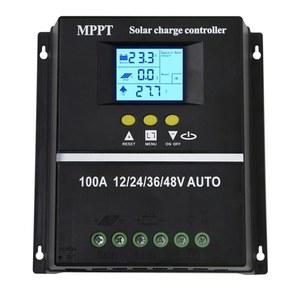 100A MPPT 태양광 충전 컨트롤러 12V 24V 36V 48V LCD 디스플레이 배터리 인텔리전트 레귤레이터 Max 100V 입력 듀얼 USB 납-산 /리튬(100A)용