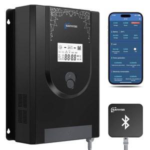 Sunthys 50A 12V /24V Auto MPPT 태양광 충전 컨트롤러, Max 입력 100V 650W /1300W, LCD 디스플레이, APP 모니터링 설정, AGM 젤 밀봉 플러딩용 패널 레귤레이터, 리튬 배터리(블루투스)