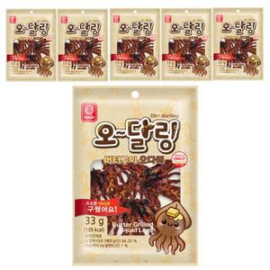 한진식품 오달링 버터구이 오다리 33g 6개