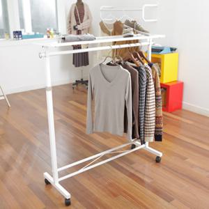 [샵앤몰] HS0126 발렌 센터 행거[화이트],AL판중앙 옷가게 인기행거 선반헹거