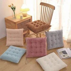 [셀러허브 패션][JHP169R8_51AQ]학생 겨울방석 직장인 소파 의자 털 방석