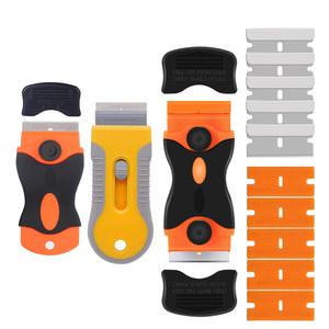 스크레이퍼 블레이드 도구 자동차 필름 스티커 접착제 얼음 제거기, 면도기 창 갭 유리 세라믹 주방 홈 클리너 스퀴지 나이프