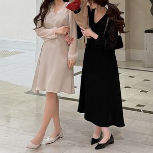 [제작/빅사이즈]이블렛 넬티엔 길이별 블라우스 원피스 제이스타일