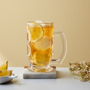 [모던하우스] 위스키 하이볼 손잡이 유리잔 큐브릭 420ml