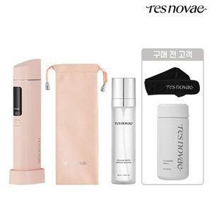 (레스노베) 디바이스 + 천 파우치 + 앰플 부스터 120ml + 헤어밴드 + 소독 티슈 패키지