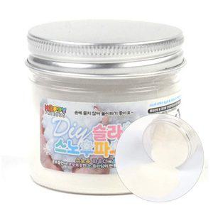 DIY 슬라임 스노우 파우더 2000  찐득볼 슬라임 핸드토이