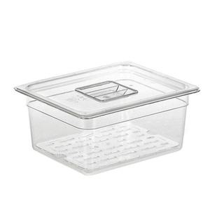PC 하프 밧드 1/2 사이즈 (커버/하부/드레인) 업소용 반찬통 플라스틱 보관용기 바트
