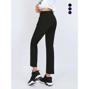 [하프클럽/마운틴벨리]여성 간절기 이중직 슬랙스 일자핏팬츠 01503W