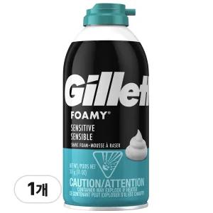 질레트 포오미 센서티브 쉐이빙폼 311g 면도크림
