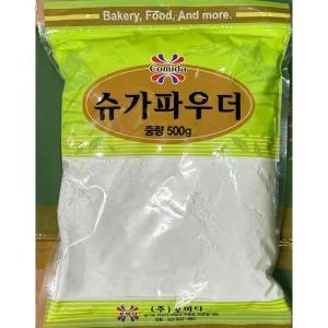 꼬미다 슈가 파우더 500g/코코넛/설탕/가루/파우다/베이킹/데코/화이트/스노우/분말/파우다설탕/츄러스/츄