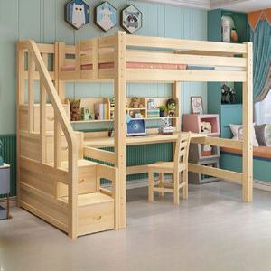 벙커 침대 책상 원룸 원목벙커 수납 이층침대 풀세트