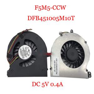 F5M5-CCW 노트북 CPU FAN DFB451005M10T DC 5V 0.4A 블랙