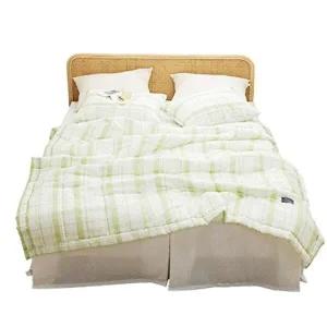 [셀러허브 패션][JHQRNWUY_4B]시어서커 여름이불 냉감이불 침구 퀸 Q 그린