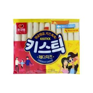 롯데햄 체다치즈소시지 키스틱 55g×10개