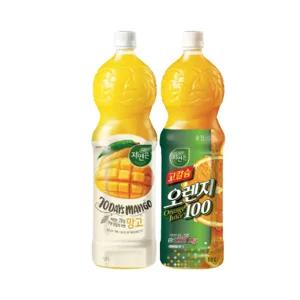 자연은 1.5L (망고, 고칼슘 오렌지) 각 6입 총 12입