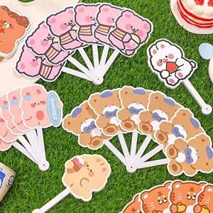 접이식 캐릭터 부채 휴대용 미니 손부채 DD-12775-WF6602F