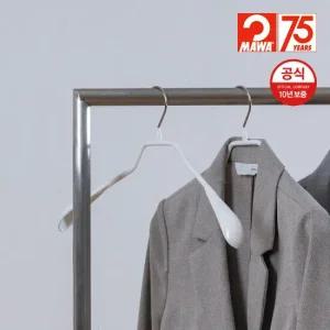 [바디폼42L 10개]독일 직수입 럭셔리 옷걸이(화이트/펄블랙/펄레드)