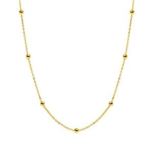 갤러리아 순금 여자 체인 목걸이 한 줄 볼 디자인 3.75G