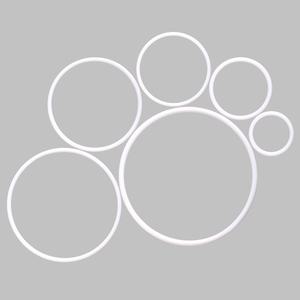 플라스틱 원형링(2개) [4045] / 마크라메 드림캐쳐 리스 만들기 재료