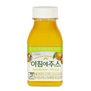 [MEMN3788_52EQ]아침에주스 제주감귤 x 210ml 18입