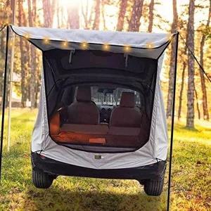 [셀러허브 패션][JHQN968U_53D4]그레이 차량타프 트렁크 텐트 카텐트